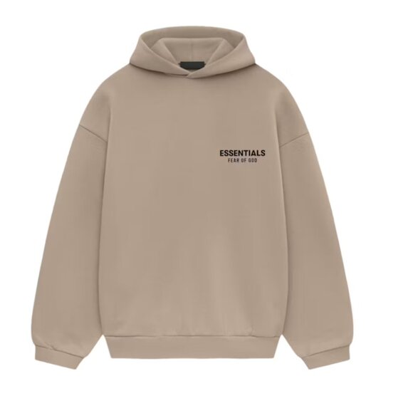 NEVER WORN Fear of God Essentials Fleece Hoodie in Desert Sand - Size M - Picture 4 of 5